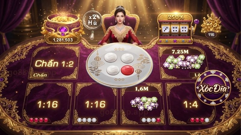 Luật Chơi Xóc Dĩa Go88 — 6 Cửa Cược, Quy Trình Ván & Tình Huống Đặc Biệt